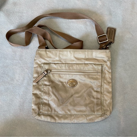 Coach Handbags - Coach Getaway Signature Nylon File Bag | Size: One Size